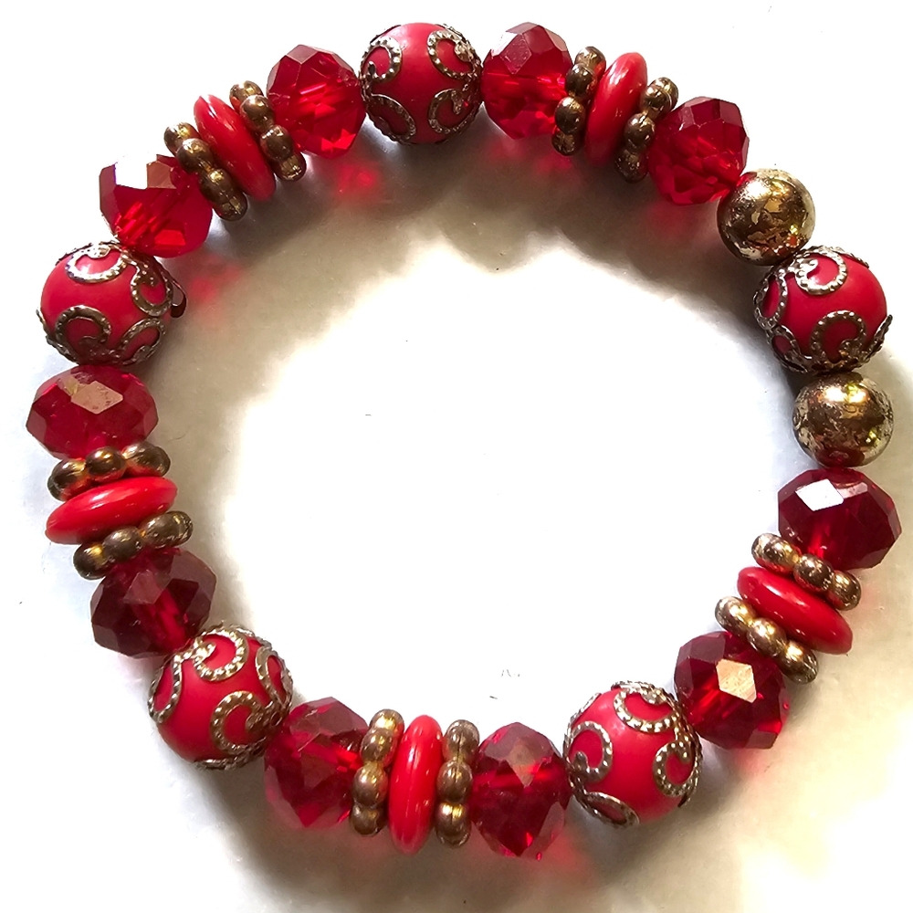 Red Stretchy Bracelet